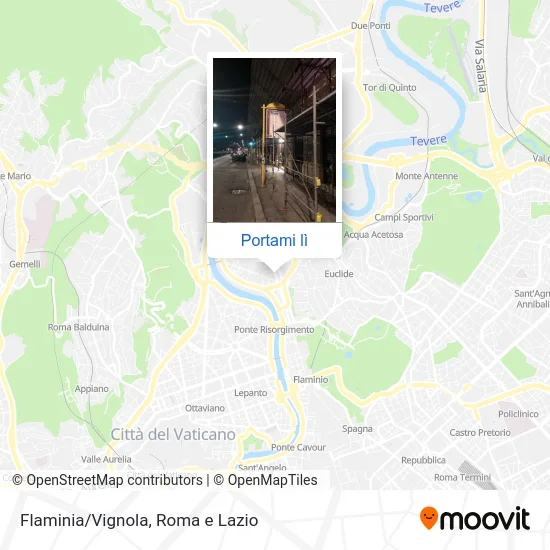 Mappa Flaminia/Vignola