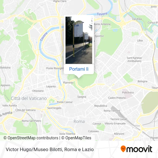 Mappa Victor Hugo/Museo Bilotti