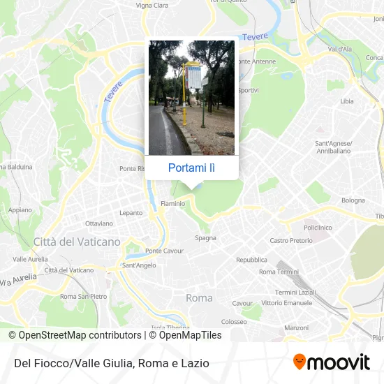 Mappa Del Fiocco/Valle Giulia