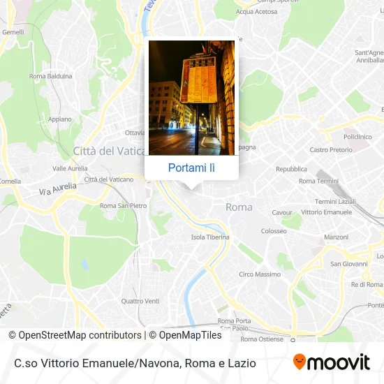 Mappa C.so Vittorio Emanuele/Navona