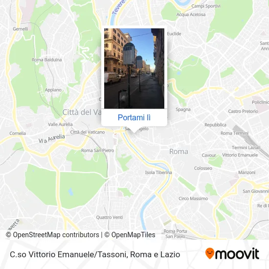 Mappa C.so Vittorio Emanuele/Tassoni