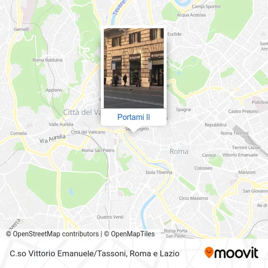 Mappa C.so Vittorio Emanuele/Tassoni