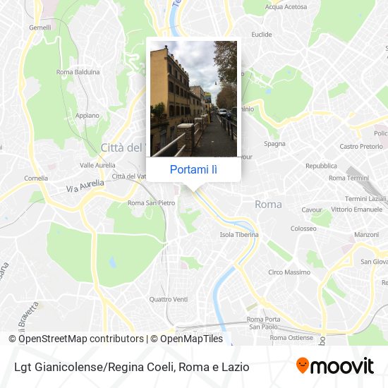 Mappa Lgt Gianicolense/Regina Coeli