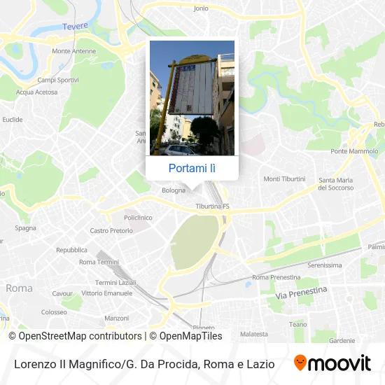 Mappa Lorenzo Il Magnifico / G. Da Procida