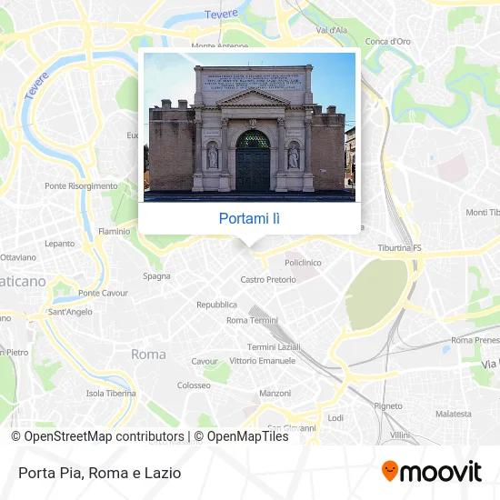 Mappa Porta Pia