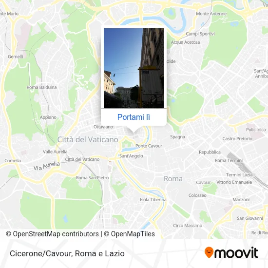 Mappa Cicerone/Cavour