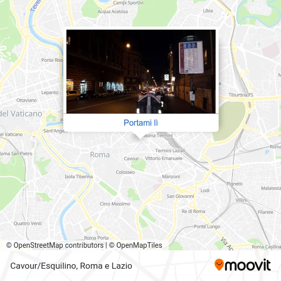 Mappa Cavour/Esquilino