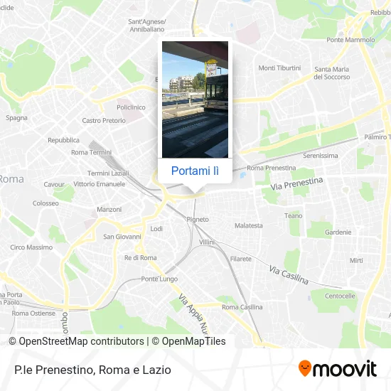 Mappa P.le Prenestino