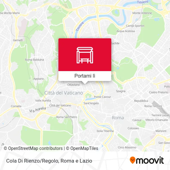 Mappa Cola Di Rienzo/Regolo