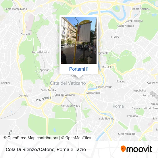 Mappa Cola Di Rienzo/Catone