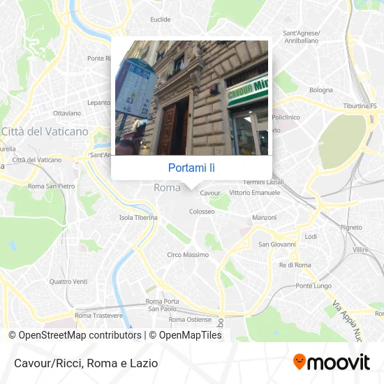 Mappa Cavour/Ricci