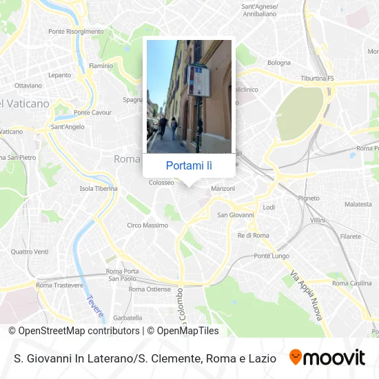 Mappa S. Giovanni In Laterano / S. Clemente