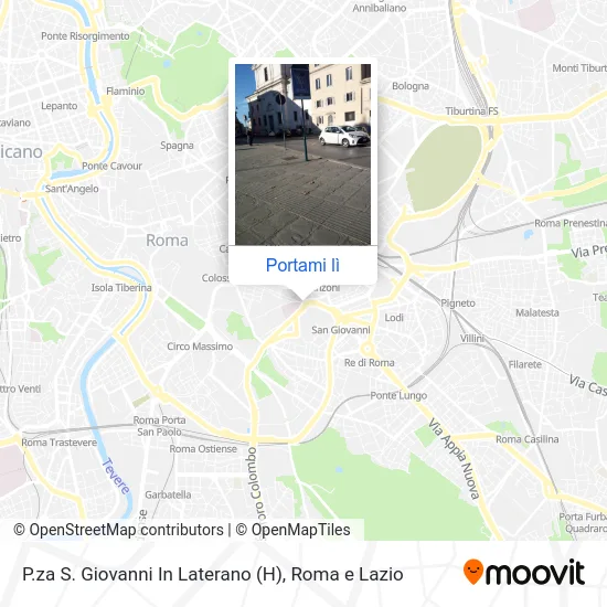 Mappa P.za S. Giovanni In Laterano (H)