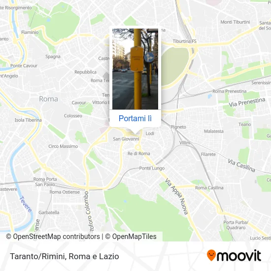 Mappa Taranto/Rimini