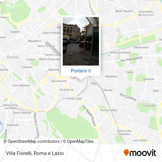 Mappa Villa Fiorelli