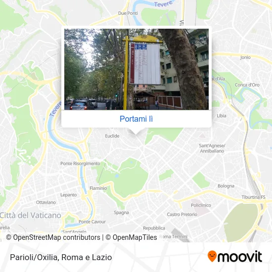 Mappa Parioli/Oxilia