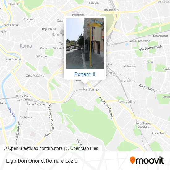 Mappa L.go Don Orione