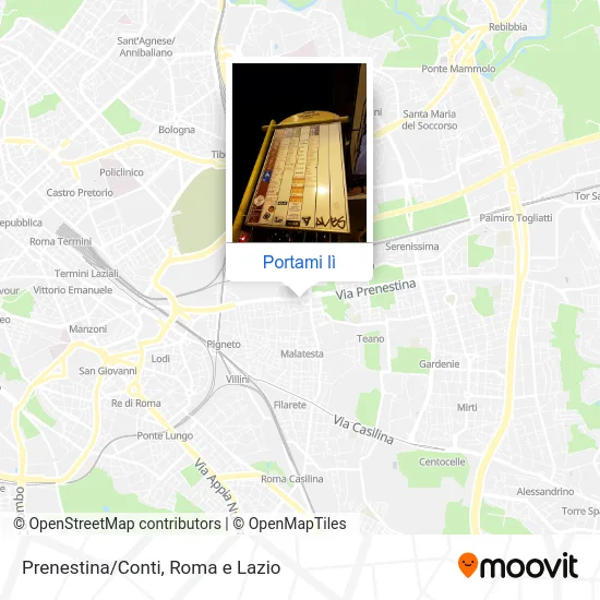 Mappa Prenestina/Conti