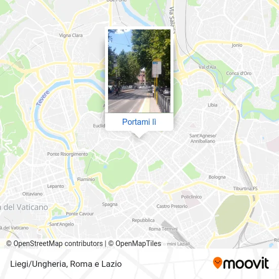 Mappa Liegi/Ungheria