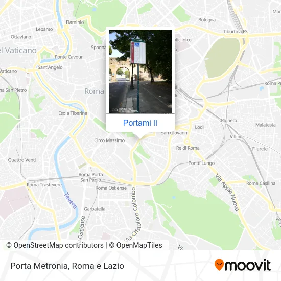 Mappa Porta Metronia