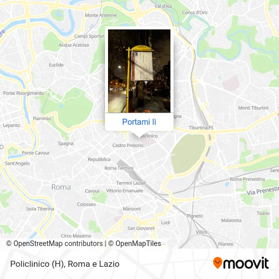 Mappa Policlinico (H)