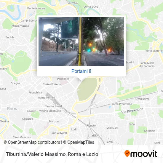 Mappa Tiburtina/Valerio Massimo