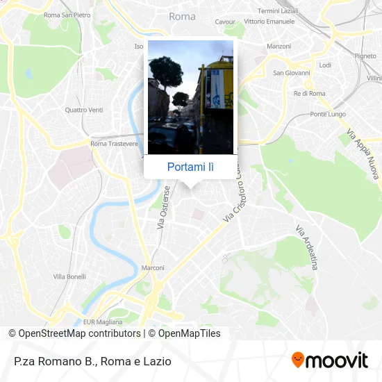 Mappa P.za Romano B.