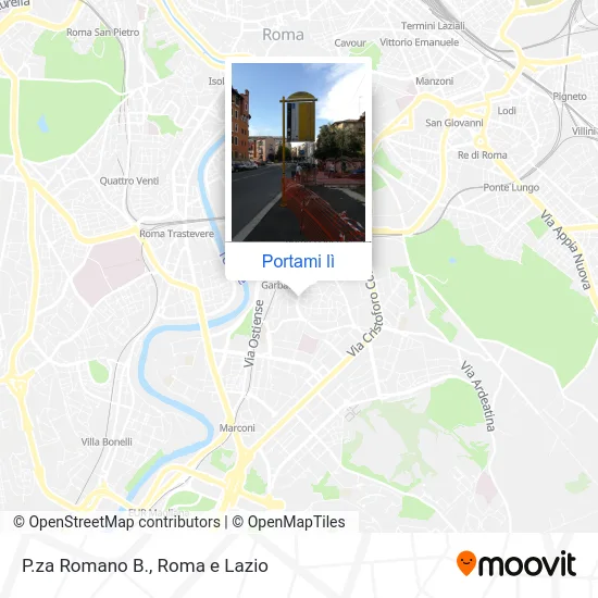 Mappa P.za Romano B.