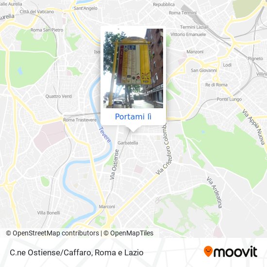 Mappa C.ne Ostiense/Caffaro