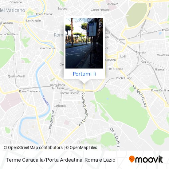 Mappa Terme Caracalla / Porta Ardeatina
