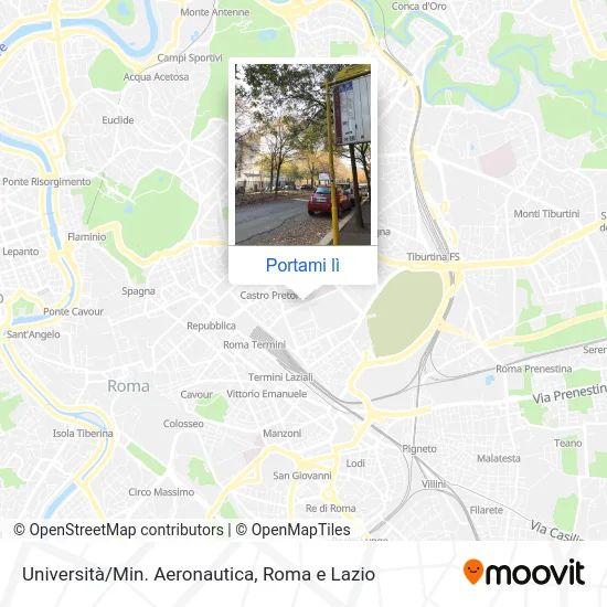 Mappa Università/Min. Aeronautica