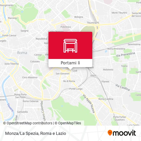 Mappa Monza/La Spezia