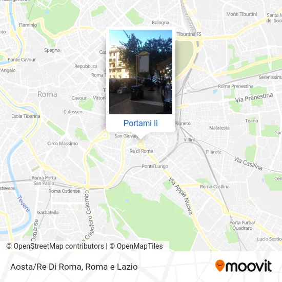 Mappa Aosta/Re Di Roma