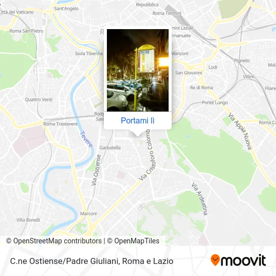 Mappa C.ne Ostiense/Padre Giuliani