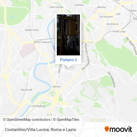 Mappa Costantino/Villa Lucina