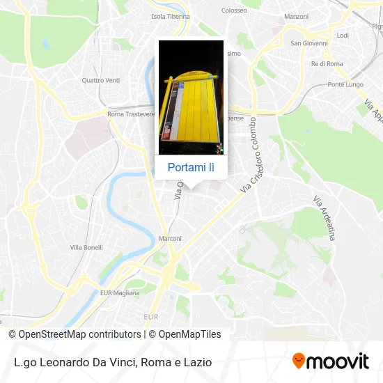 Mappa L.go Leonardo Da Vinci