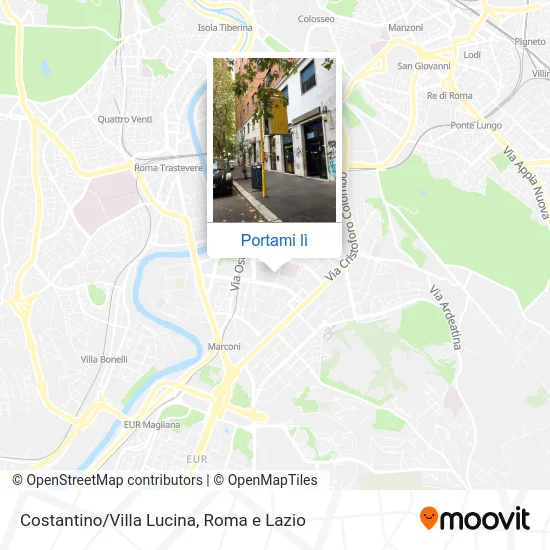 Mappa Costantino/Villa Lucina