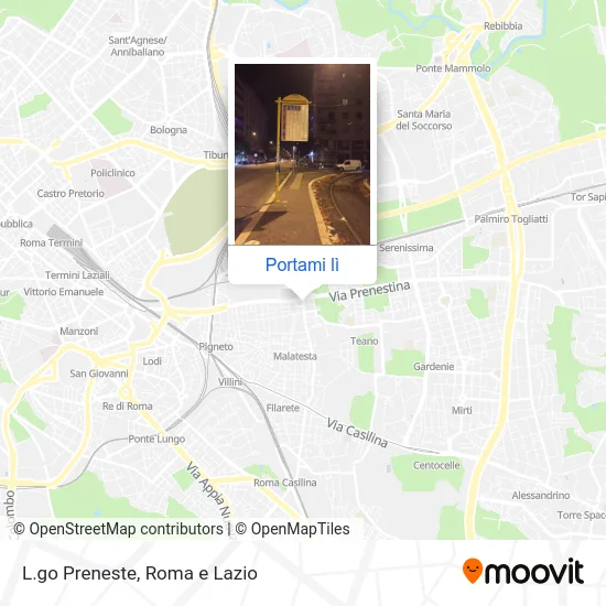 Mappa L.go Preneste