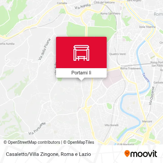 Mappa Casaletto/Villa Zingone