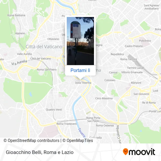 Mappa Gioacchino Belli