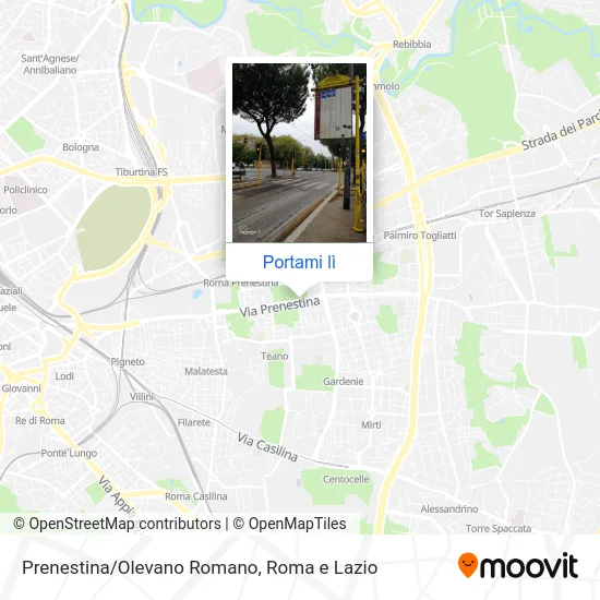 Mappa Prenestina/Olevano Romano