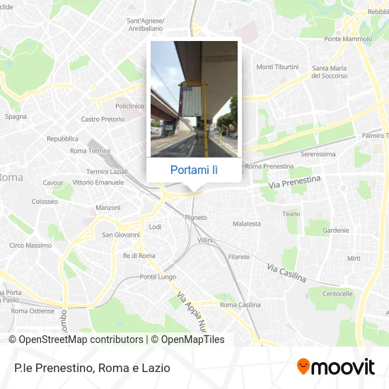 Mappa P.le Prenestino