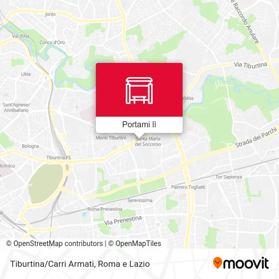 Mappa Tiburtina/Carri Armati