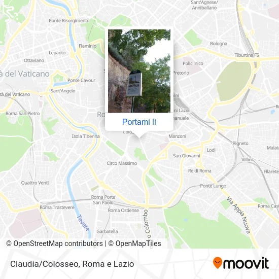 Mappa Claudia/Colosseo