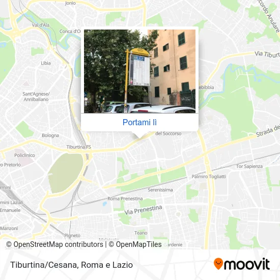 Mappa Tiburtina/Cesana