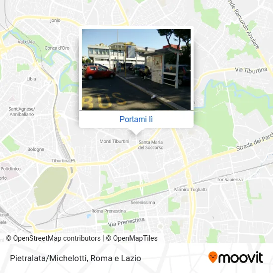 Mappa Pietralata/Michelotti