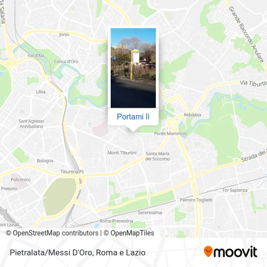 Mappa Pietralata/Messi D'Oro