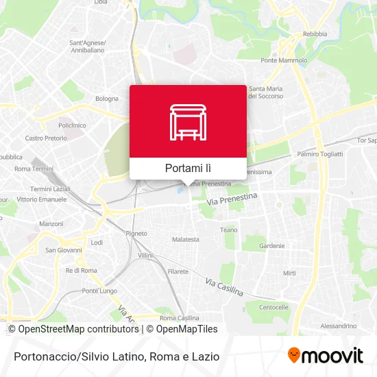 Mappa Portonaccio/Silvio Latino