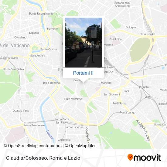 Mappa Claudia/Colosseo