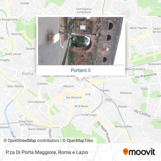 Mappa P.za Di Porta Maggiore